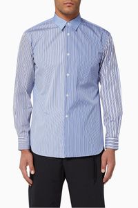 Striped Cotton Poplin Shirt