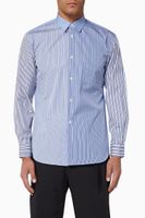 Striped Cotton Poplin Shirt - thumbnail