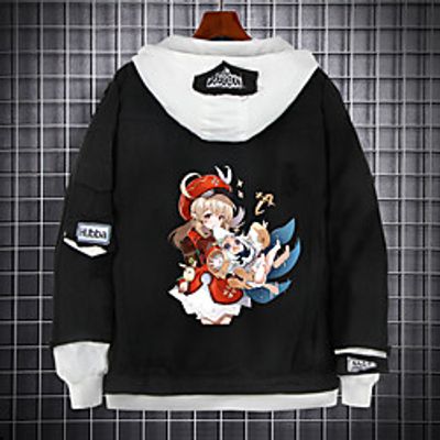 Inspired by Genshin Impact Klee Anime Cartoon Cloth Demin Anime Harajuku Graphic Kawaii Hoodie For Women's / Men's miniinthebox