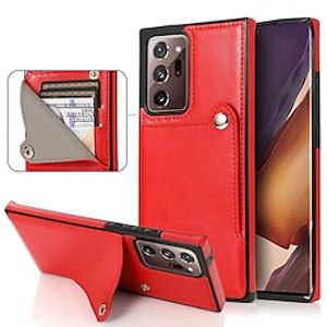 Phone Case For Samsung Galaxy Back Cover S20 FE 5G Note 20 Ultra Galaxy A91 / M80S A51 Galaxy A81 / M60S Galaxy A11 Galaxy A21 A71 5G Galaxy A71 Galaxy A20s Card Holder Shockproof Dustproof Solid miniinthebox