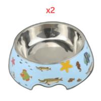 Cozy Paws Single Melamine Bowl Blue Star - 14X17.5X6Cm (Pack of 2) Cozy Paws Single Melamine Bowl Blue Star - 14X17.5X6Cm (Pack of 2)