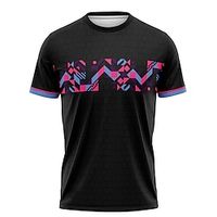 21Grams Men's Downhill Jersey Short Sleeve Mountain Bike MTB Road Bike Cycling Black Geometic Bike Jersey Spandex Polyester Breathable Quick Dry Moisture Wicking Sports Geometic Clothing Apparel Lightinthebox - thumbnail