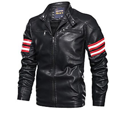 Men's Jacket Print Patchwork Glamorous Glitter Fall Jackets Regular Daily Polyester Coat Tops Wine Lightinthebox