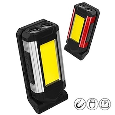 cross-border cob auto repair light emergency magnetic suction folding hook warning light usb charging camping light flashlight work light miniinthebox cross-border cob auto repair light emergency magnetic suction folding hook warning light usb charging camping light flashlight work light miniinthebox