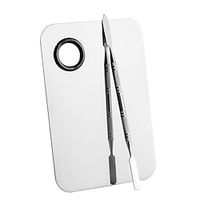Professional Stainless Steel Makeup Palette Nail Color Eye Shadow Foundation Mixing Palette Lightinthebox - thumbnail