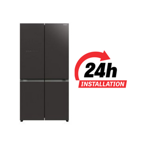 Hitachi 638Ltr Deluxe French Door Refrigerator | Bottom Freezer | RWB720VUK0GMG | Mauve Gray Color