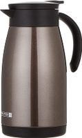 Royalford New Stainless Steel Double Wall Isolating Jug Vacuum Royalford Flask Hot Cold Jug (1 litre)-(Brown)-(RF8304)