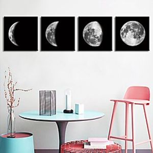 Wall Art Canvas Prints Painting Artwork Picture Moon Phases Home Decoration Decor Rolled Canvas No Frame Unframed Unstretched Lightinthebox