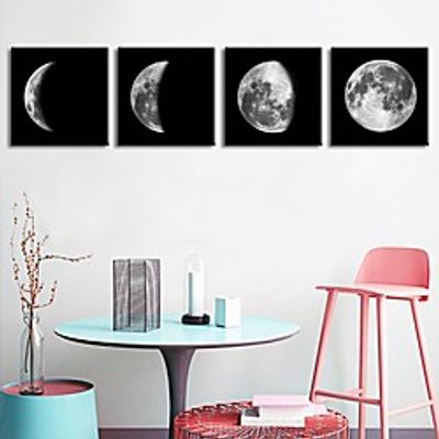 Wall Art Canvas Prints Painting Artwork Picture Moon Phases Home Decoration Decor Rolled Canvas No Frame Unframed Unstretched Lightinthebox