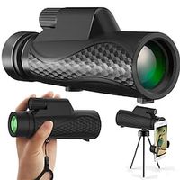10X42 Monocular Telescope   Night Vision Travel Hunting Bird Watching Camping Equipment Lightinthebox - thumbnail
