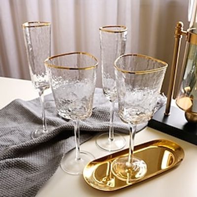 1pcs Wine Glasses Hammer Eye Crystal Glass Shot Glass Champagne Glass European Style Wine Glass Glass Red Wine Glass. Lightinthebox