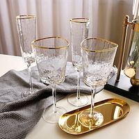 1pcs Wine Glasses Hammer Eye Crystal Glass Shot Glass Champagne Glass European Style Wine Glass Glass Red Wine Glass. Lightinthebox - thumbnail