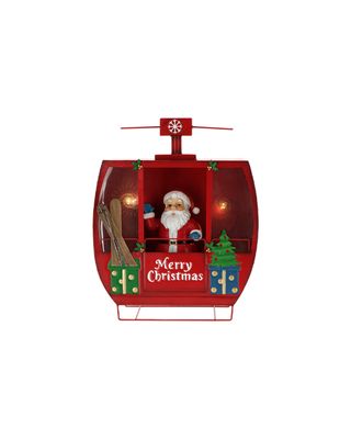 Christmas Creations Santa In Cable Car