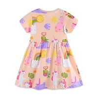 Kids Girls' Floral Dress Floral Short Sleeve Formal Performance Party Fashion Cute Polyester Summer Spring Fall 2-12 Years 1461 Lightinthebox