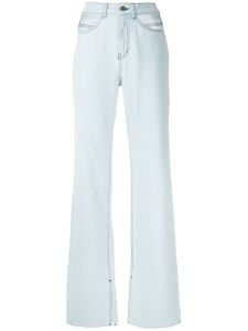 Framed Cut wide-leg jeans - Blue