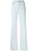 Framed Cut wide-leg jeans - Blue