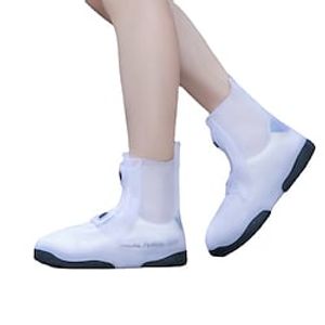 Men's Women's Waterproof Rain Boot Shoe Cover Waterproof Rain Waterproof Wearable Water Repellent Water Sports Waterproof Hiking Running Synthetic Summer Winter Black White Yellow Blue Lightinthebox