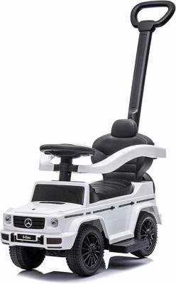 Megastar Licensed Mercedes G-Wagon 3 in 1 Push Car With Parental Handle, White - 6531-W (UAE Delivery Only)