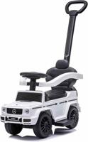 Megastar Licensed Mercedes G-Wagon 3 in 1 Push Car With Parental Handle, White - 6531-W (UAE Delivery Only)