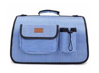 For Pet Soft Pet Carrier Bag Blue For Cat & Dog - 47X27X53.5CM