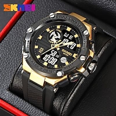 SKMEI Women Men Digital Watch Outdoor Sports Fashion Business Luminous Alarm Clock Calendar Waterproof TPU Watch miniinthebox