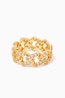 Mexican Chain Ring in 18kt Gold Plating Mexican Chain Ring in 18kt Gold Plating