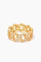 Mexican Chain Ring in 18kt Gold Plating - thumbnail