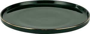 Royalford 10.25" Royal Green Fine Bone Dinner Plate-(Royal Green)-(RF11332)