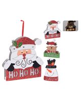 Homesmiths Christmas Figure With LED 3 Assorted Design 1 Piece