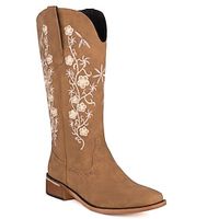 Men's Boots Work Boots British Daily PU Mid-Calf Boots Loafer Black Brown Fall Winter Lightinthebox - thumbnail