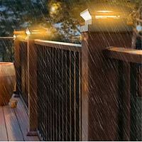 Petal shaped solar wall lamp, staircase lamp, fence lamp, courtyard garden decorative lamp Lightinthebox