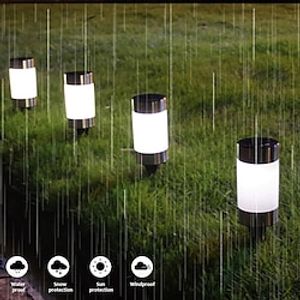 2pcs Solar Lawn Lights Outdoor Waterproof Garden Lights Plug-in LED Landscape Lights Park Yard Walkway Garden Decoration Lightinthebox