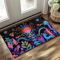 Mushrooms Doormat Kitchen Mat Floor Mat Non-Slip Area Rug Oil Proof Rug Indoor Outdoor Mat Bedroom Decor Bathroom Mat Entrance Entryway Rug Lightinthebox - thumbnail