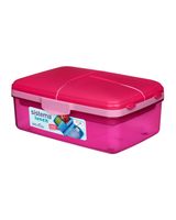 Sistema Slimline Quaddie Coloured 1.5L Pink