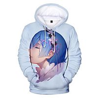 Inspired by Fate / Zero Cosplay Anime Cartoon 100% Polyester 3D Harajuku Graphic Kawaii Hoodie For Women's / Men's miniinthebox - thumbnail