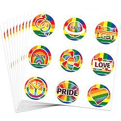 LGBT LGBTQ Rainbow Sticker Adults' Men's Women's Gay Lesbian Pride Parade Pride Month Masquerade Easy Halloween Costumes Lightinthebox