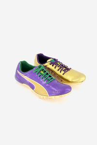 Womens Bolt Evo Speed Legacy Shoes  Violet Indigo/Jelly Bean