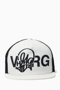 x Katsu Paperclip Trucker Cap in Nylon