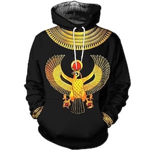 Inspired by Ancient Egyptian Deities God Eye Of Horus Hoodie Cartoon Manga Anime Front Pocket Graphic Hoodie For Men's Women's Unisex Adults' 3D Print 100% Polyester Lightinthebox