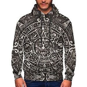 Men's Unisex Hoodie Pullover Hoodie Sweatshirt Graphic Prints Pocket Print Hooded Sports  Outdoor Daily Sports 3D Print Basic Casual Hoodies Sweatshirts  Long Sleeve Black miniinthebox