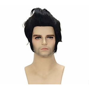 Men's Wig Black Short Cat Head Wig Cosplay Halloween Costume Wig miniinthebox