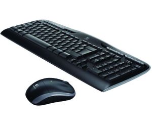 Logitech MK330 Wireless Keyboard and Mouse Combo - Black