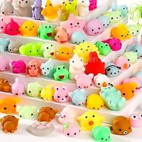 60PCS Mochi Squishy ToysKawaii Squishy Toys Squishies Animals Pack Party Favor Toys for Kids Squeeze Stress Reliever Toys Classroom Prize for Children Adult Lightinthebox - thumbnail