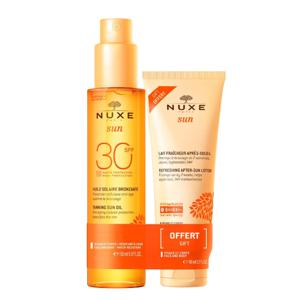 Nuxe Sun Tanning Oil SPF30 + After-Sun Lotion Gift Set