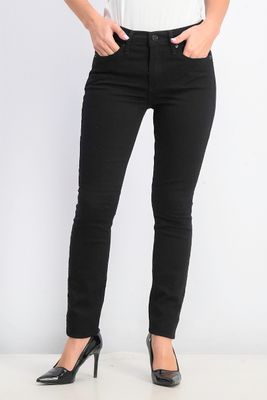 Womens Mid Rise True Skinny Jeans Black Womens Mid Rise True Skinny Jeans Black