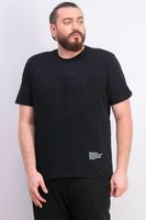 Mens Round Logo T-Shirt  Black - thumbnail