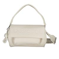 Desigual White Polyethylene Handbag - DE-28978