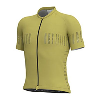 21Grams Men's Short Sleeve Cycling Jersey Summer Spandex Polyester Yellow Dot Bike Jersey Top Mountain Bike MTB Road Bike Cycling Quick Dry Moisture Wicking Breathable Sports Clothing Apparel Lightinthebox