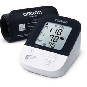 Omron M4 Intelli IT Upper Arm Blood Pressure Monitor, Black/White, HEM-7155T-EBK
