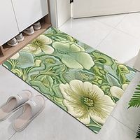 Relief Floral Doormat Non-Slip Oil Proof Rug Indoor Outdoor Mat Bedroom Decor Bathroom Mat Entrance Rug Door Mat Lightinthebox - thumbnail